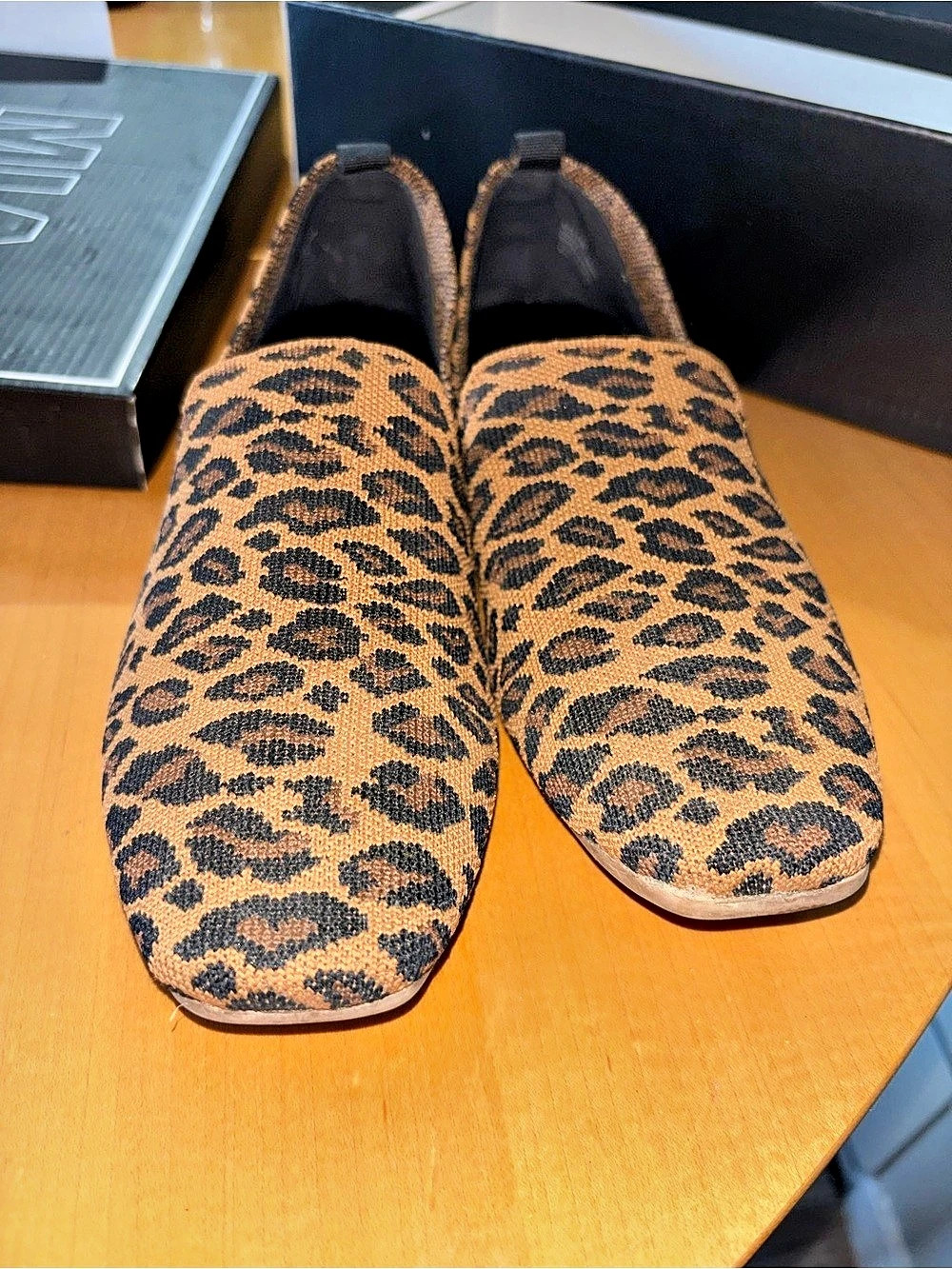MIA Leopard Flats Brown & Black US 8.5M